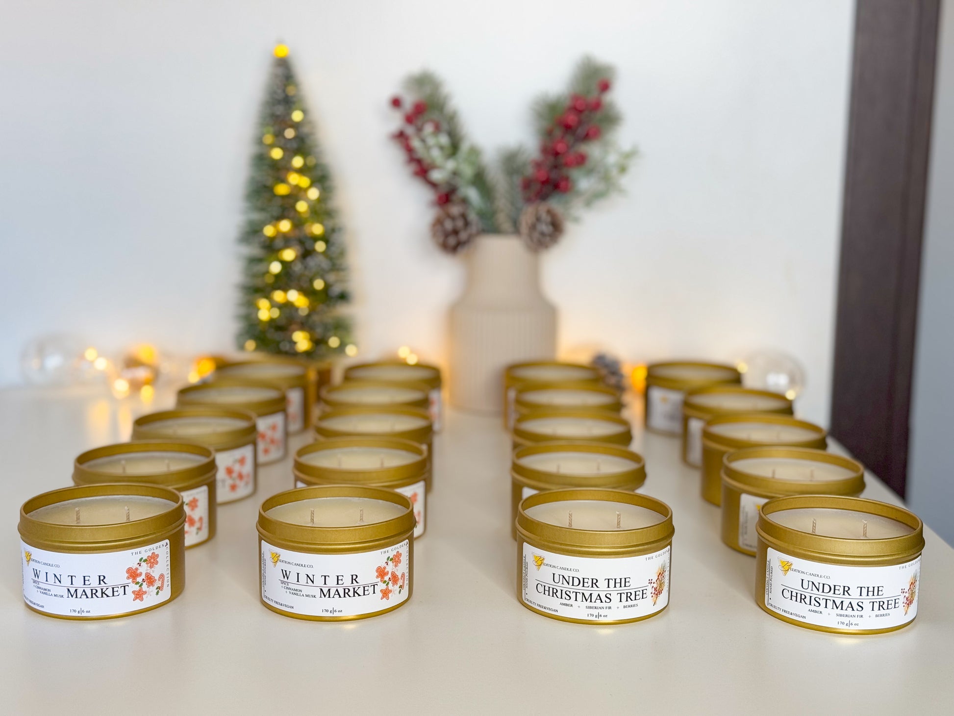 festive candles