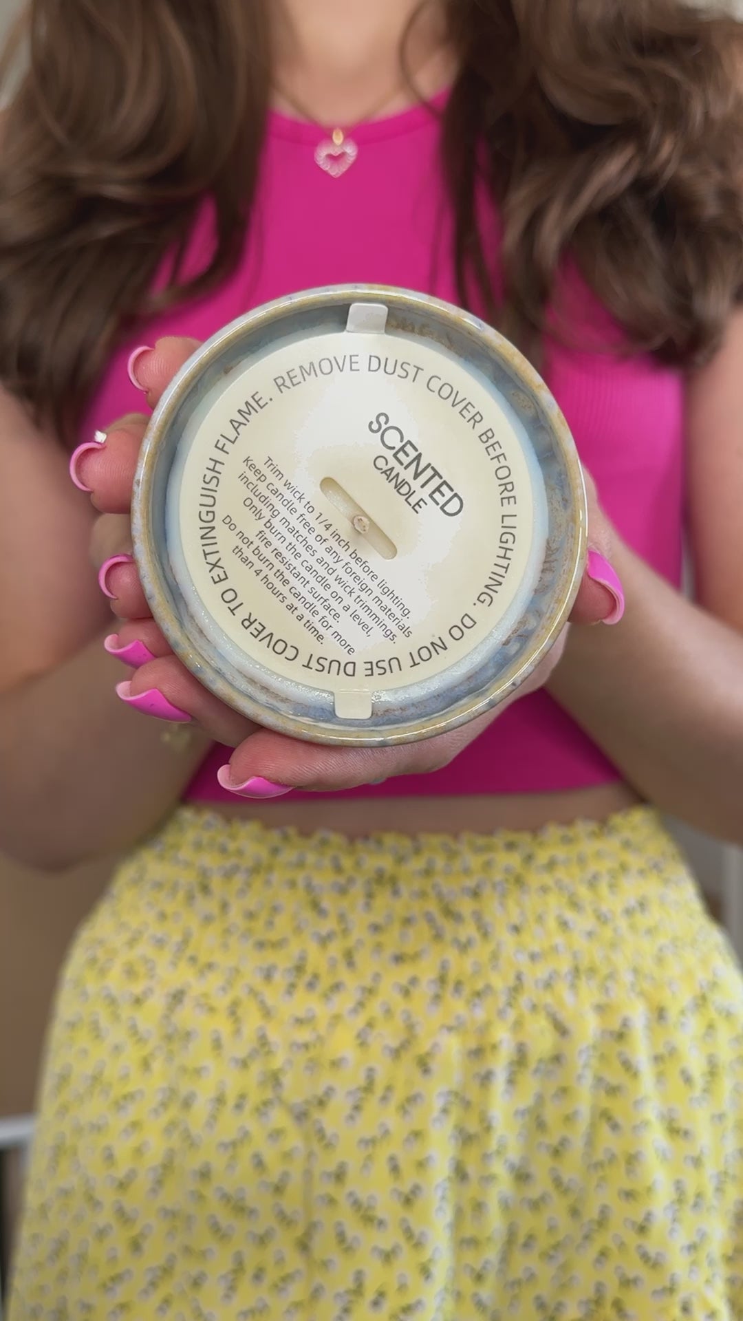 bergamot scented candle