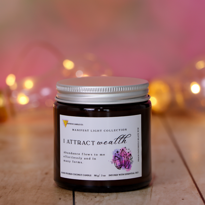 handmade coconut candle