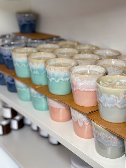 coffee cup candles