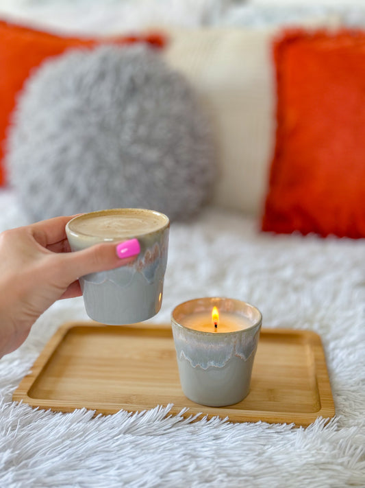 handmade coconut candles