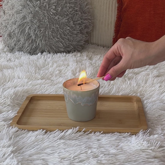 coffee cup candle