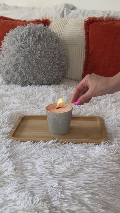 coffee cup candle