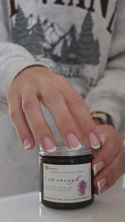 נר אמבר I Am Enough