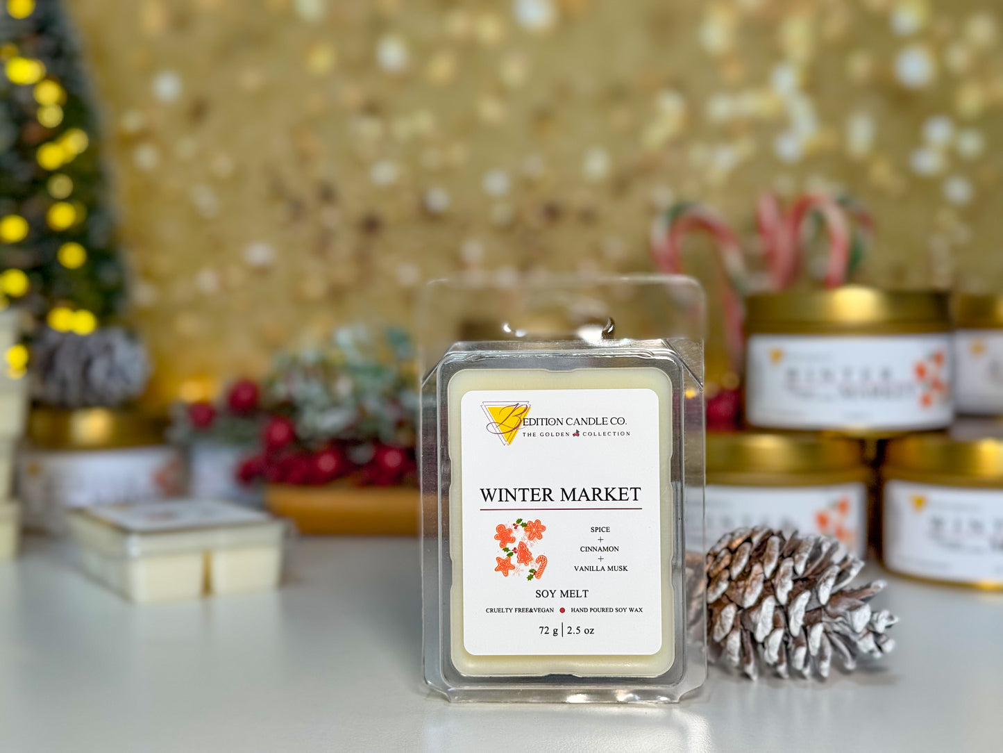 handmade Winter Market wax melt 