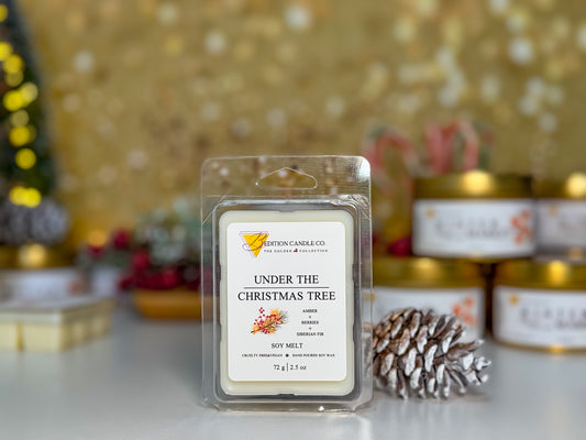 under the Christmas tree wax melt